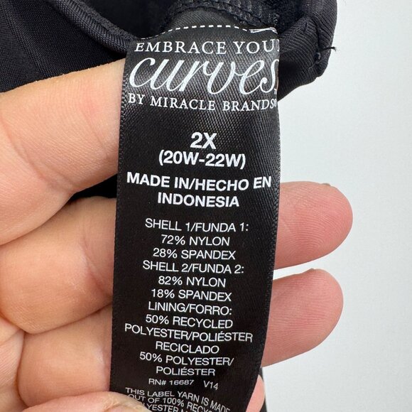 Embrace Your Curves Women's Plus Keyhole Front One Piece Black Swimsuit bathing - Picture 5 of 11